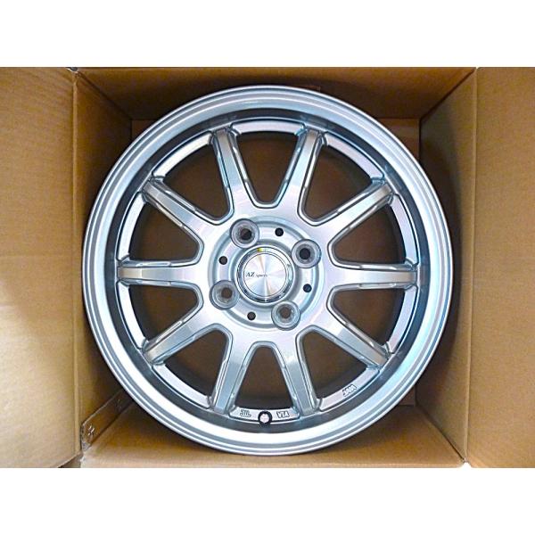 展示品 AZ-sports RC-10 15×4.5J 100-4H IN45 ハブ径67mm☆軽自...