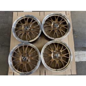 16【中古】BADX　S-HOLD S-8M　16×5.5J 100-4H +48　ハブ径66ｍｍ ４本セット