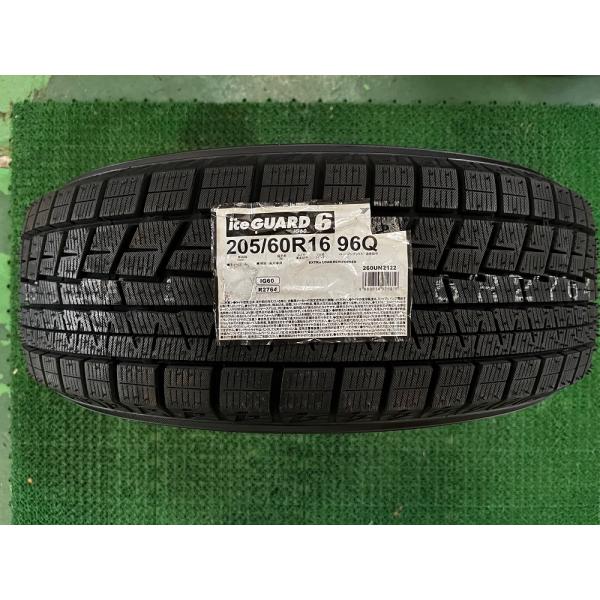 【新古品】スタッドレスタイヤ　205/60R16　96Q　ヨコハマ　アイスガード　ice GURD6...