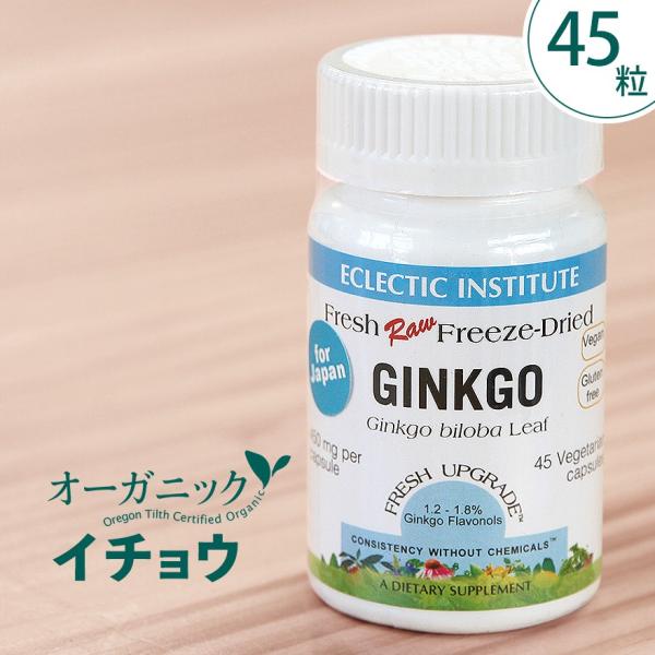 イチョウ ギンコ 45粒 サプリ エクレクティック イチョウ葉 イチョウ葉エキス ギンコフラボノイド...
