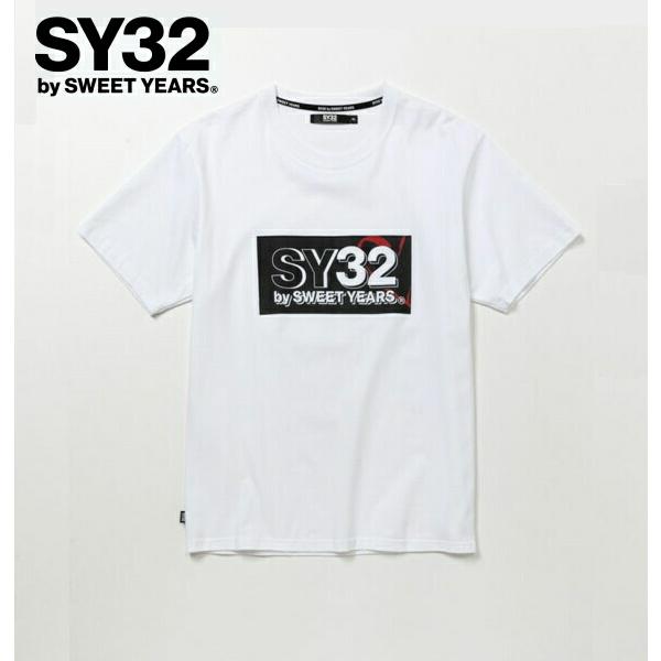 SY32 by SWEET YEARS エスワイサーティトゥ Tシャツ 半袖 クルーネック メンズ ...