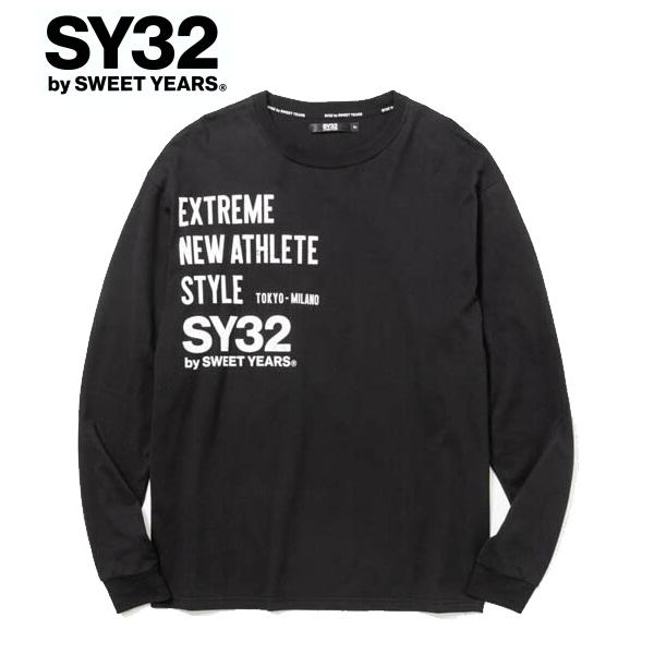 SY32 by SWEET YEARS エスワイサーティトゥ Tシャツ 長袖 クルーネック ロンT ...