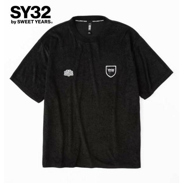 SY32 by SWEET YEARS エスワイサーティトゥ Tシャツ 半袖 パイル クルーネック ...