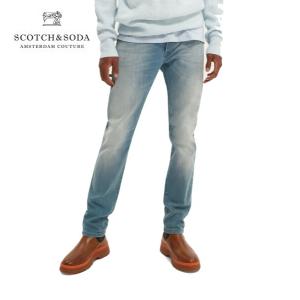 スコッチ&ソーダ デニム ラルストン レギュラー スリムフィット ジーンズ SCOTCH&SODA Ralston Over The Ocean｜bees-high