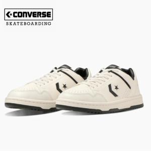 コンバース スケートボーディング CONVERSE SKATEBOARDING メンズ スニーカー ウエポン WEAPON SK OX WHITE/BLACK｜bees-high