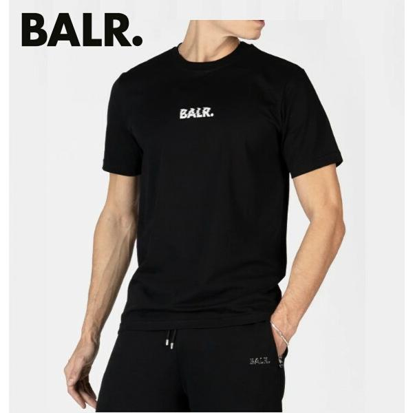 BALR ボーラー Tシャツ 半袖 メンズ GLITCH REGULAR FIT T-SHIRT J...