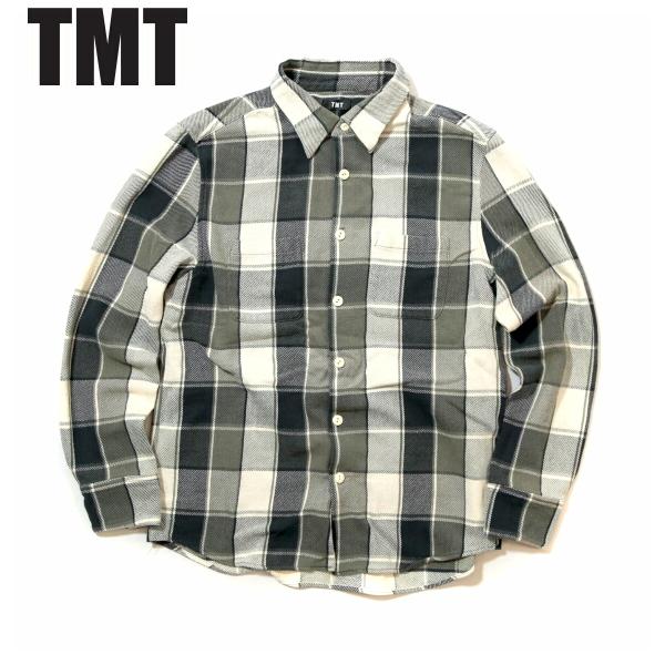 TMT ティーエムティー シャツ チェックシャツ  ネルシャツ 長袖 HEAVY TWILL PLA...