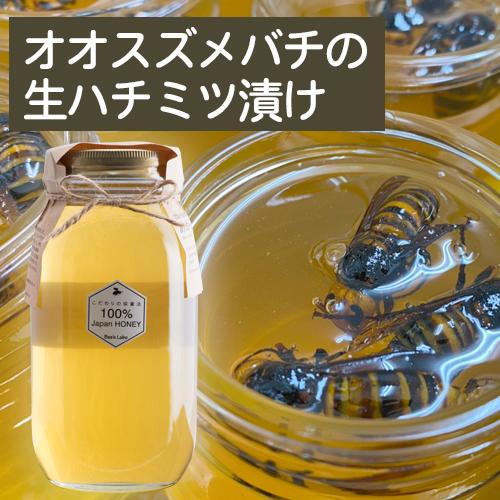 オオスズメバチの生ハチミツ漬け 1000g（1kg）