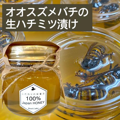 オオスズメバチの生ハチミツ漬け 350g