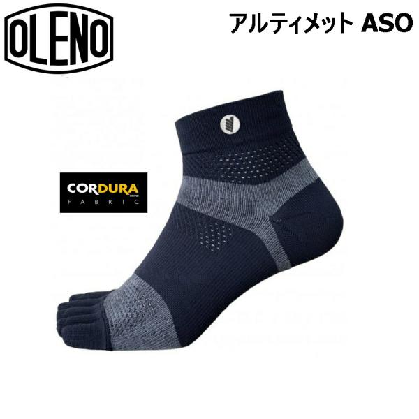 OLENO オレノ ソックス 02034 アルティメットASO ブラック 300 スポーツソックス ...