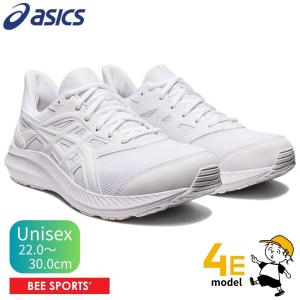 asics アシックス  1011B602 100 白 ホワイト 通学用シューズ JOLT 4 ジョルト 通学スニーカー 白靴 エクストラワイド 幅広 白通学靴｜BEE SPORTS Yahoo!店