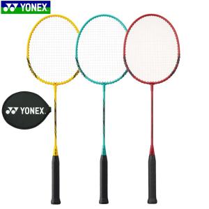 YONEX ヨネックス B4000G バドミントン ラケット 2本セット  ミント コーンイエロー レッド ピクニック レクリエーション