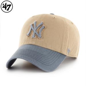 ’47 フォーティ―セブン クリーンナップ キャップ ニューヨーク・ヤンキース  MLB 帽子 メンズ レディース野球 メジャーリーグ  BCARVN17GWS-KHA｜beesports