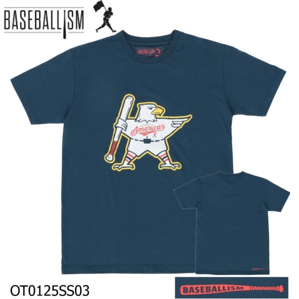 BASEBALLISM ベースボールイズム メンズ 半袖Tシャツ チャコール OT0125SS03 ...