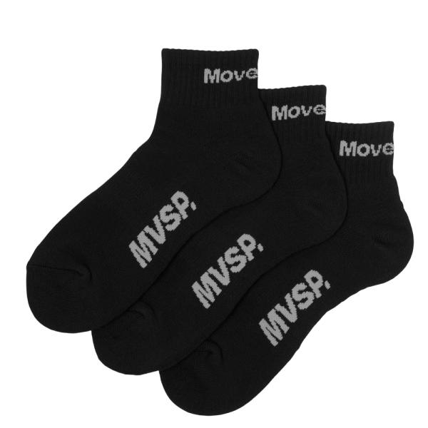 即納 Move sports ムーブスポーツ ST6SSO01U 消臭 3Pソックス ショート 23...