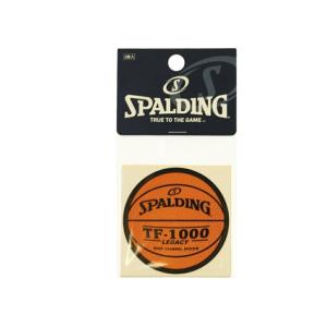 SPALDING スポルディング 14-001 ボールステッカー ブラウン 2枚入り