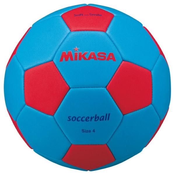 MIKASA ミカサ スマイルサッカー4号 マシーン縫い STPEF4-SBLR STPEF4SBL...