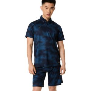 ASICS（アシックス） メンズ 半袖 機能 ポロシャツ ドライグラフィック