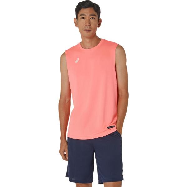 asics アシックス ドライノースリーブシャツ 2033C044 サンコーラル