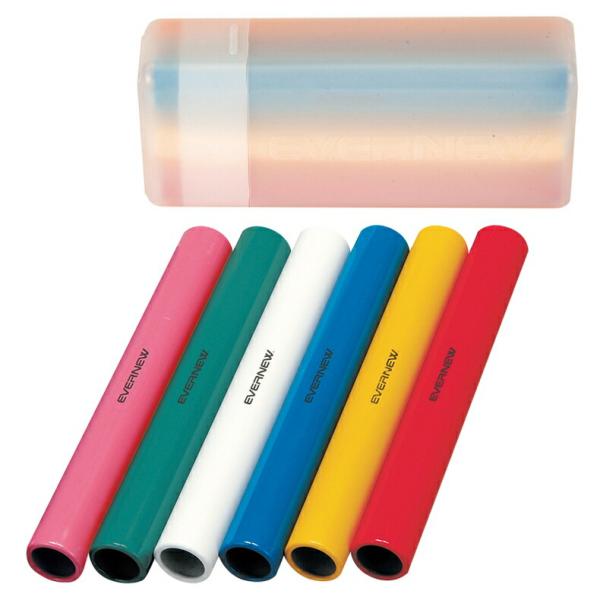 EVERNEW エバニュー  EGA190 リレーバトンアルミ製(6色組) 運動会・イベント