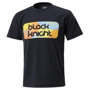 ブラックナイト Black knight T-3118U ドライTシャツ バドミントン アパレル(ユニ) ブラック｜beesports