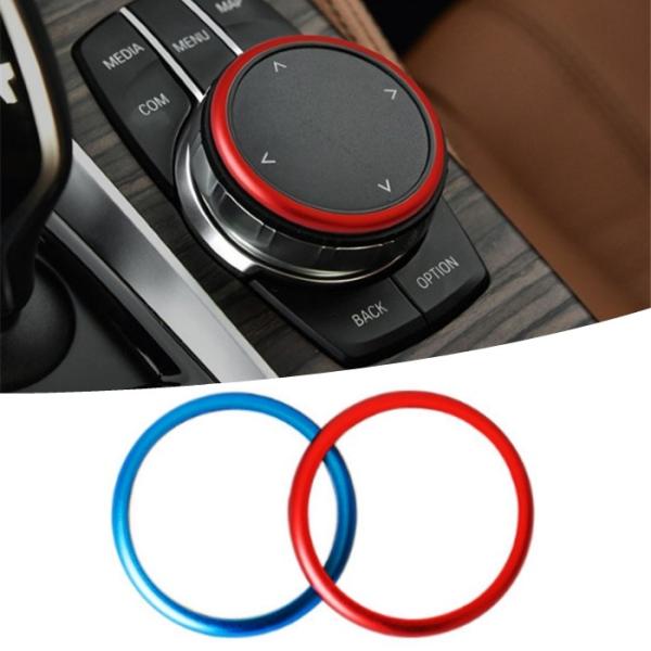 BMW iDrive コントローラー リング ステッカー 全2色 NBT タッチパッド コントローラ...