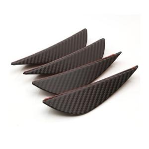 ドライカーボン調 カナード 汎用 4個セット エアロ スポイラー