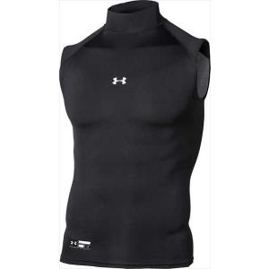 (代引不可)ＵＮＤＥＲ ＡＲＭＯＵＲ（アンダーアーマー） 1358641-001 ＵＡ ヒートギアアーマー コンプレッション スリーブレス クルー シャツ BLK トレーニング｜beethree