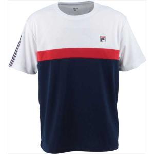 (代引不可) FILA（フィラ） VM7015-01 ゲームシャツ テニス WHITE｜beethree