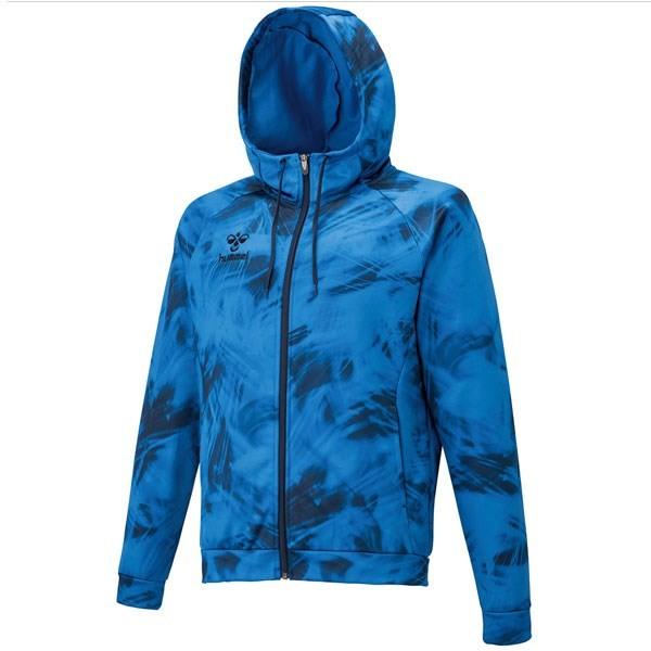 (代引不可)hummel（ヒュンメル） HAP8201 ロイヤルブルー あったか裏起毛スウェットフー...