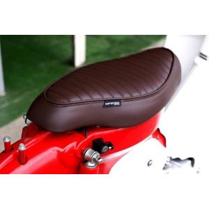 スーパーカブ 70 リトルカブ タックロール コブラシート ブラウン JILLS スーパーカブ 70 リトルカブ タックロール コブラシート