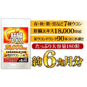 ウコン サプリ 肝臓エキス サプリメント 約6...の詳細画像4