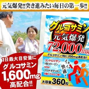 グルコサミン コンドロイチン サプリメント 送料無料 グルコサミン72,000（大容量360粒） ヒ...