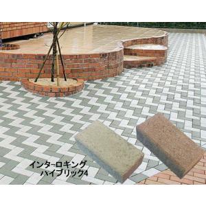 敷きレンガ　インタ−ロキング　ハイ・ブリック４(200×100×60mm）