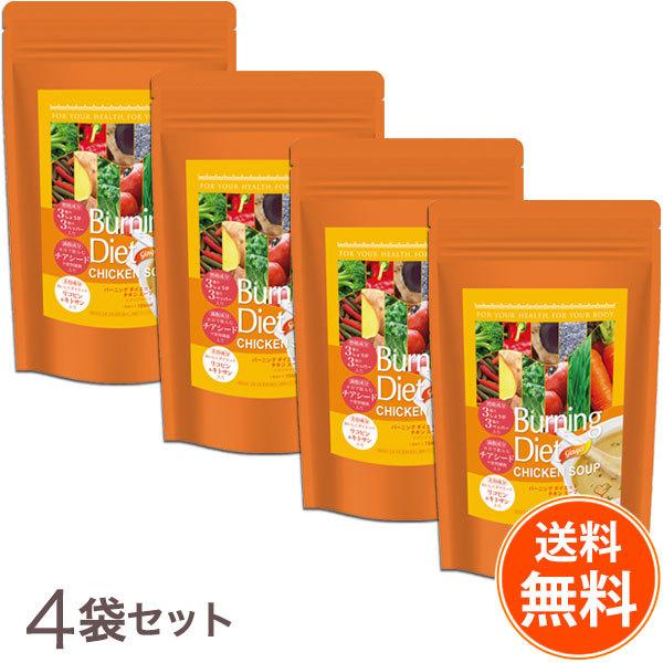 【送料無料４袋セット】品川セレクション バーニングダイエット チキンスープ 31食入り