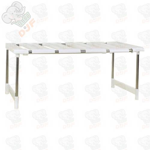 シンク下 伸縮棚 収納 ラック 1段 2段 キッチン 洗面所 玄関 整理 1段