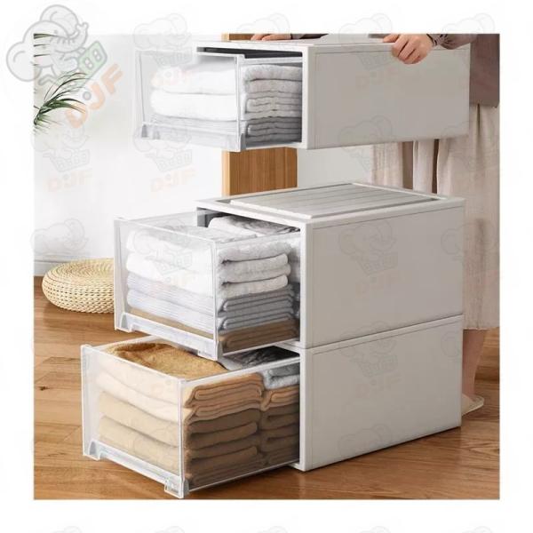 引き出し式  家庭用収納ボックス 衣類用 収納用   居家向け   日常用 大容量収納ケース