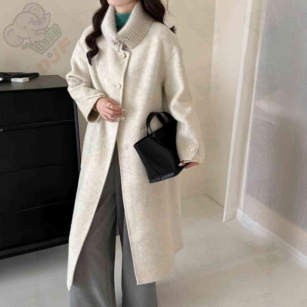 ロング ウールコート レディース カシミヤ ウール アウター ロング丈 サイズ コート 秋冬 アウタ...