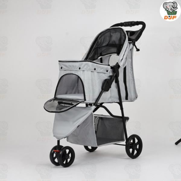 ペットカート 軽量 折りたたみ 犬 カート 中型犬 小型犬 多頭 3輪 カバー付き 犬用カート ペッ...