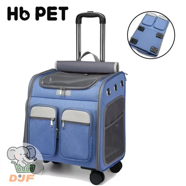 赤字覚悟!ペットキャリー リュック 犬 小型犬 中型犬 猫 犬 バッグ キャスター付き 持ち手 キャ...