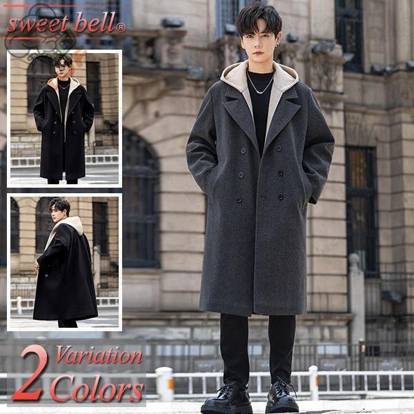 コート メンズ ジャケット 春 秋 冬 おしゃれ フード カジュアル ビジネス チェスターコート ピ...