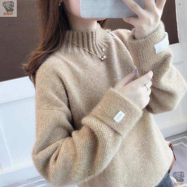 【人気商品】セーター プルオーバー レディース 冬 ス ニット ニットソー プチハイネック 長袖 無...