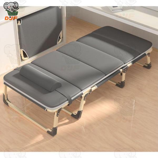 折りたたみベッド ベッド オフィス 昼寝 シングル コンパクト 簡単収納 6段階リクライニング 簡易...