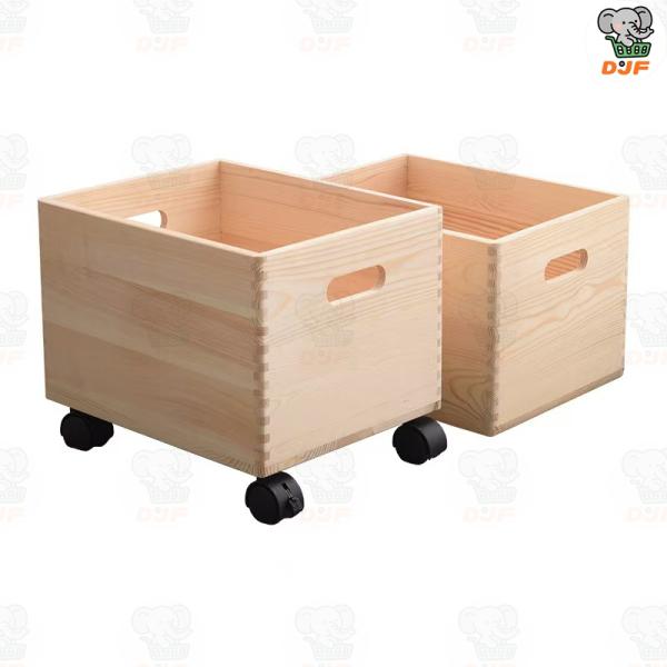 収納ボックス キャスター 木製 キャスター付き おしゃれ ペットボトル 収納 米 木箱 ボックス 木...