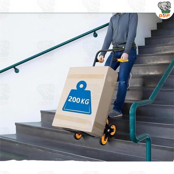 台車 階段 登れる 台車 手押し 折りたたみ 階段 3輪 階段昇降用ハンドトラックとドリー キャリー...