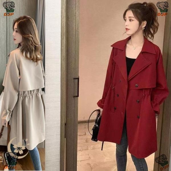 トレンチコート レディース ジャケット スプリングコート 春コート ゆったりアウター 春秋服 カジュ...