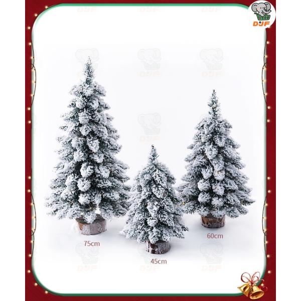 クリスマス ミニクリスマスツリー 卓上デコ プレゼント用 北欧風 クリスマスの雰囲気 小型植毛ツリー...