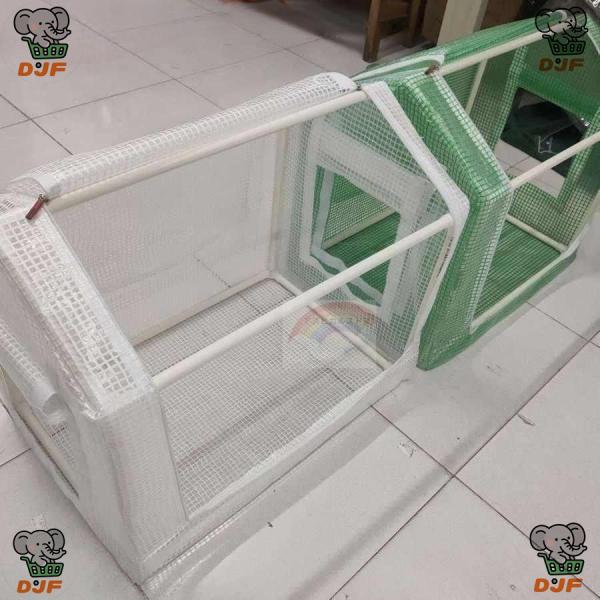 省スペースタイプ ミニ 組立式 ビニールハウス 簡易温室 ビニール温室 菜園ハウス ファスナー付き ...