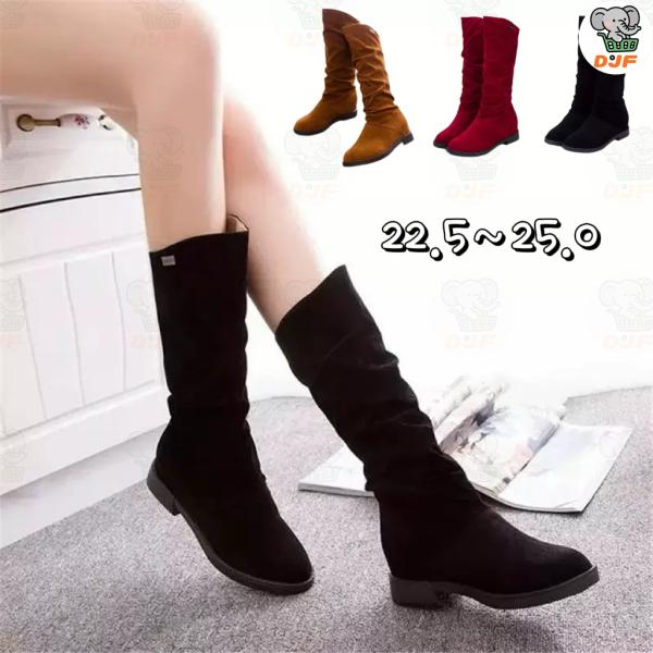 ショートブーツ レディース ショート丈 ロング丈 ブーティー ブーツ インナーヒール 歩きやすい 痛...