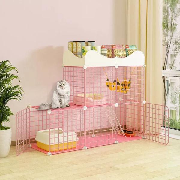 猫ケージ キャットケージ 猫ケージ 超大型 猫ケージ キャットケージ 大型猫 おしゃれ 3段 4段 ...
